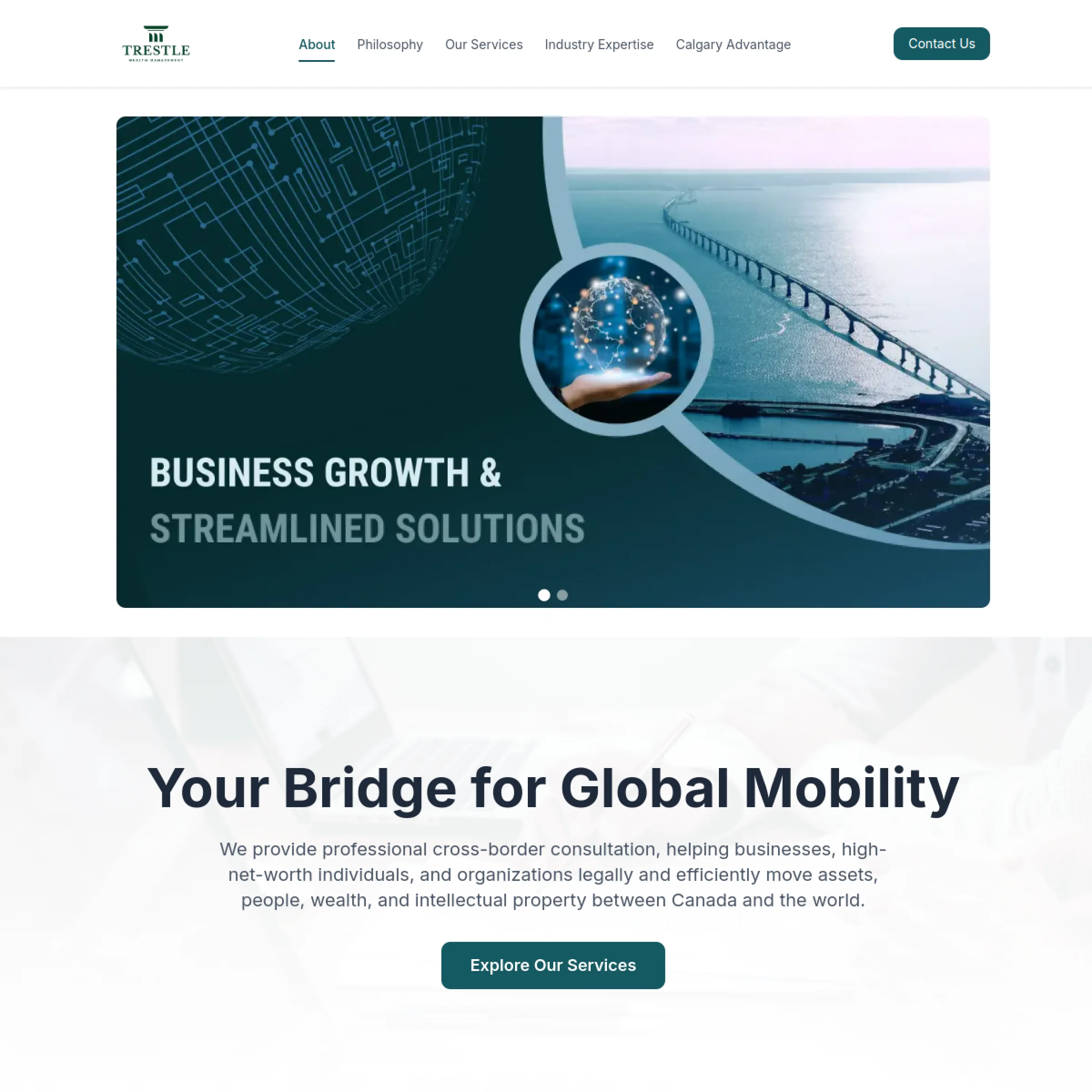 Trestle Holdings live website